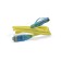 Шнур коммутационный Hyperline, кат. 6, неэкр., U/UTP, RJ45/RJ45, d 6,2, 0.5м, LSZH, AWG24, жёлтый, (PC-LPM-UTP-RJ45-RJ45-C6-0.5M-LSZH-YL)